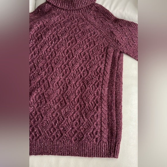 NWT - Fat Face Women’s Turtleneck Cable Knit Sweater - US 8/M - Picture 8 of 14